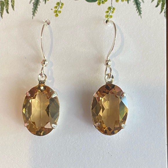 Smoky topaz Earrings - Picture 2 of 6